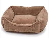 PETCO Brown Puffy Cat Box Bed