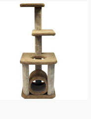 North American Classy Kitty Pet Deluxe Cat Tree With Tunnel
