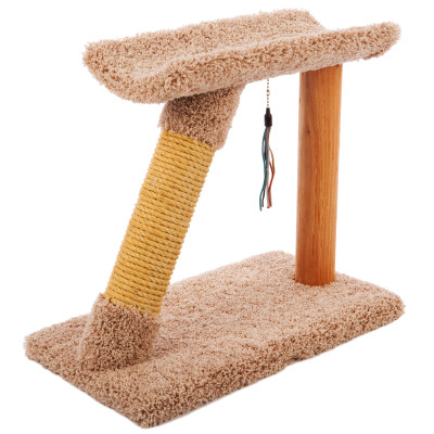 Whisker City® Half Moon Sisal Scratching Post (Web Only)