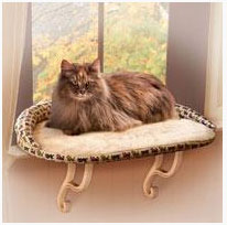 K&H Kitty Sill Bolster Deluxe Cat Window Perch