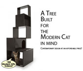 Get a cat tree with some contemporary flair