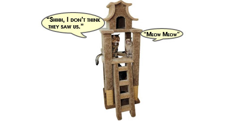 Designer Cat Pagoda cat tower